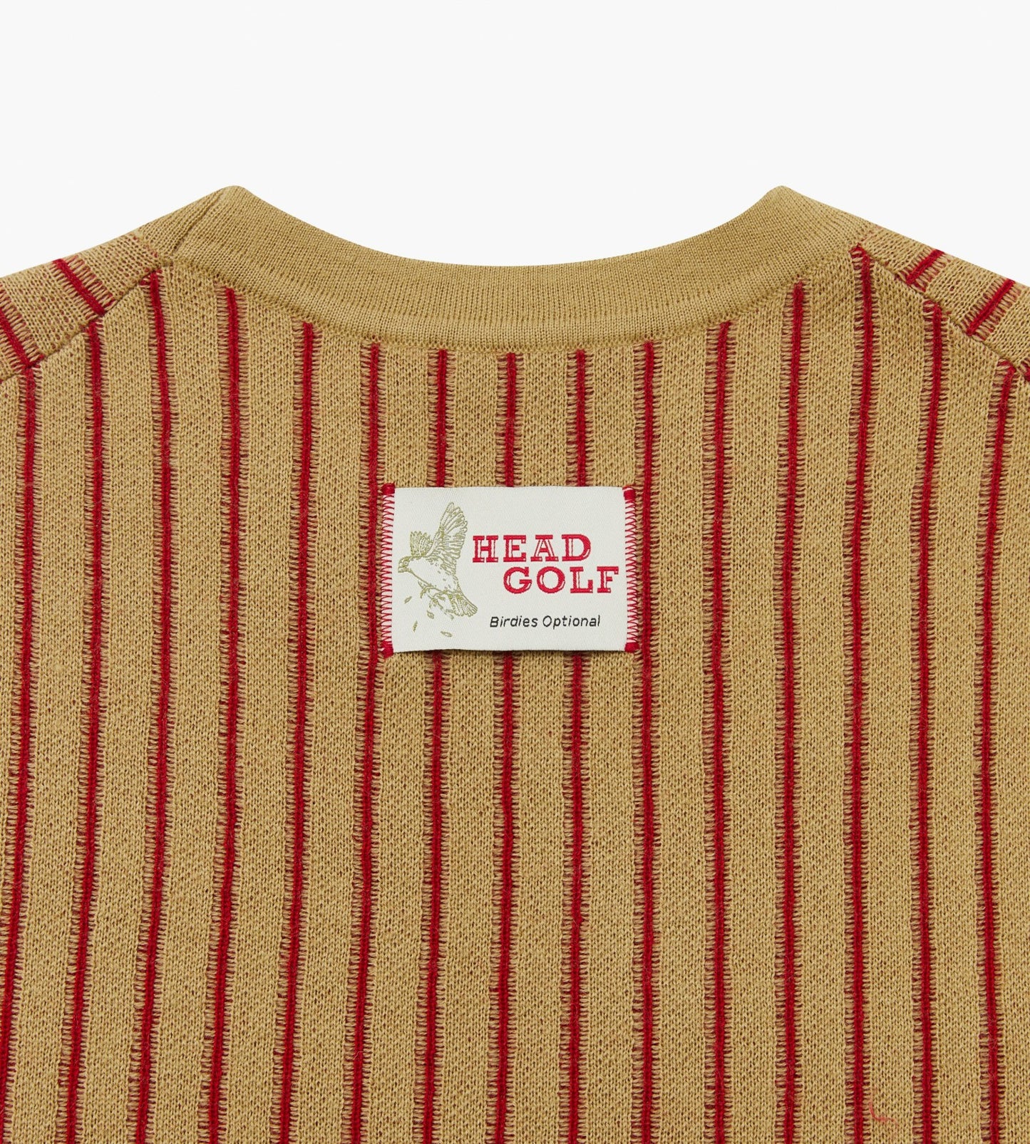 Head Golf Wool Crewneck Sweater - KHAKI