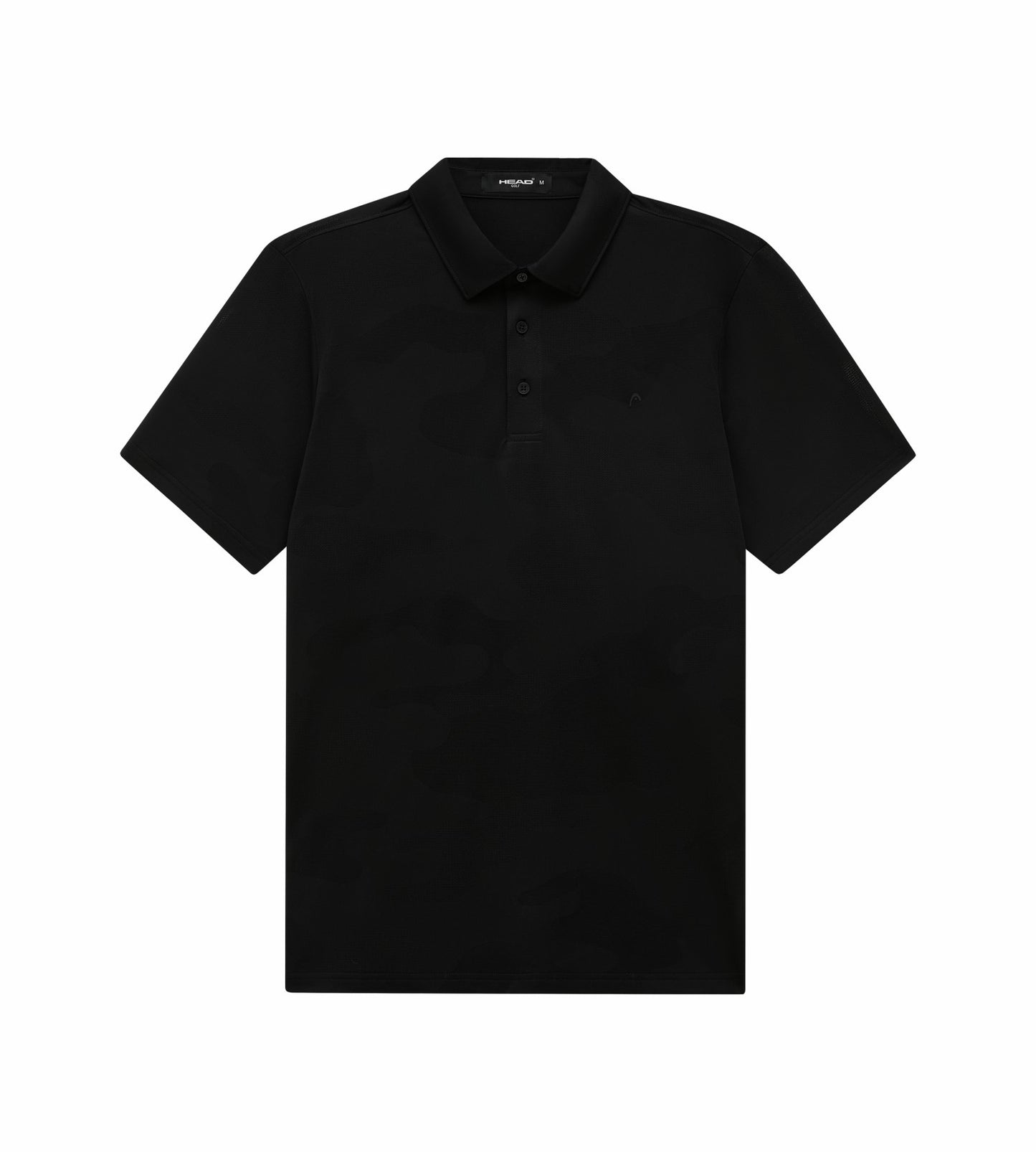 Head Golf Jacquard Knit Polo - Black