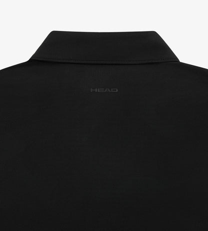 Head Golf Jacquard Knit Polo - Black