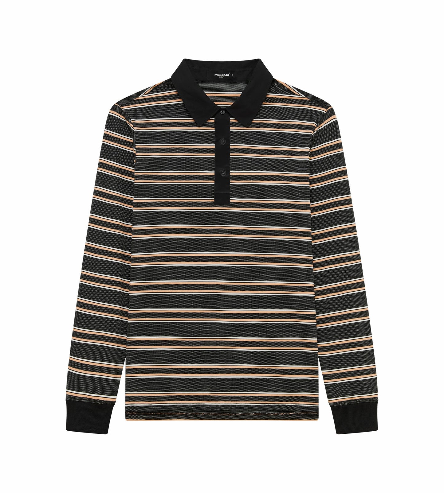 Head Golf Mens Vintage Polo - Black-vintage-stripe