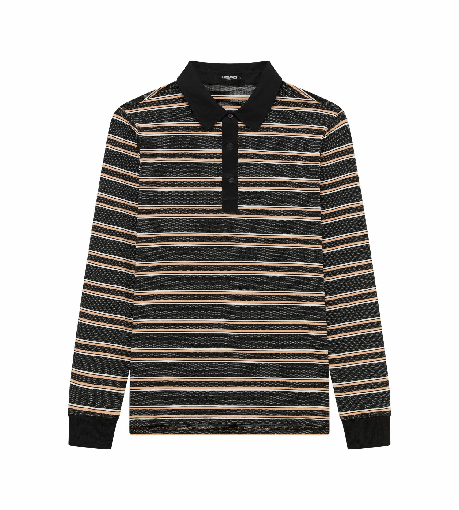 Head Golf Mens Vintage Polo - Black-vintage-stripe