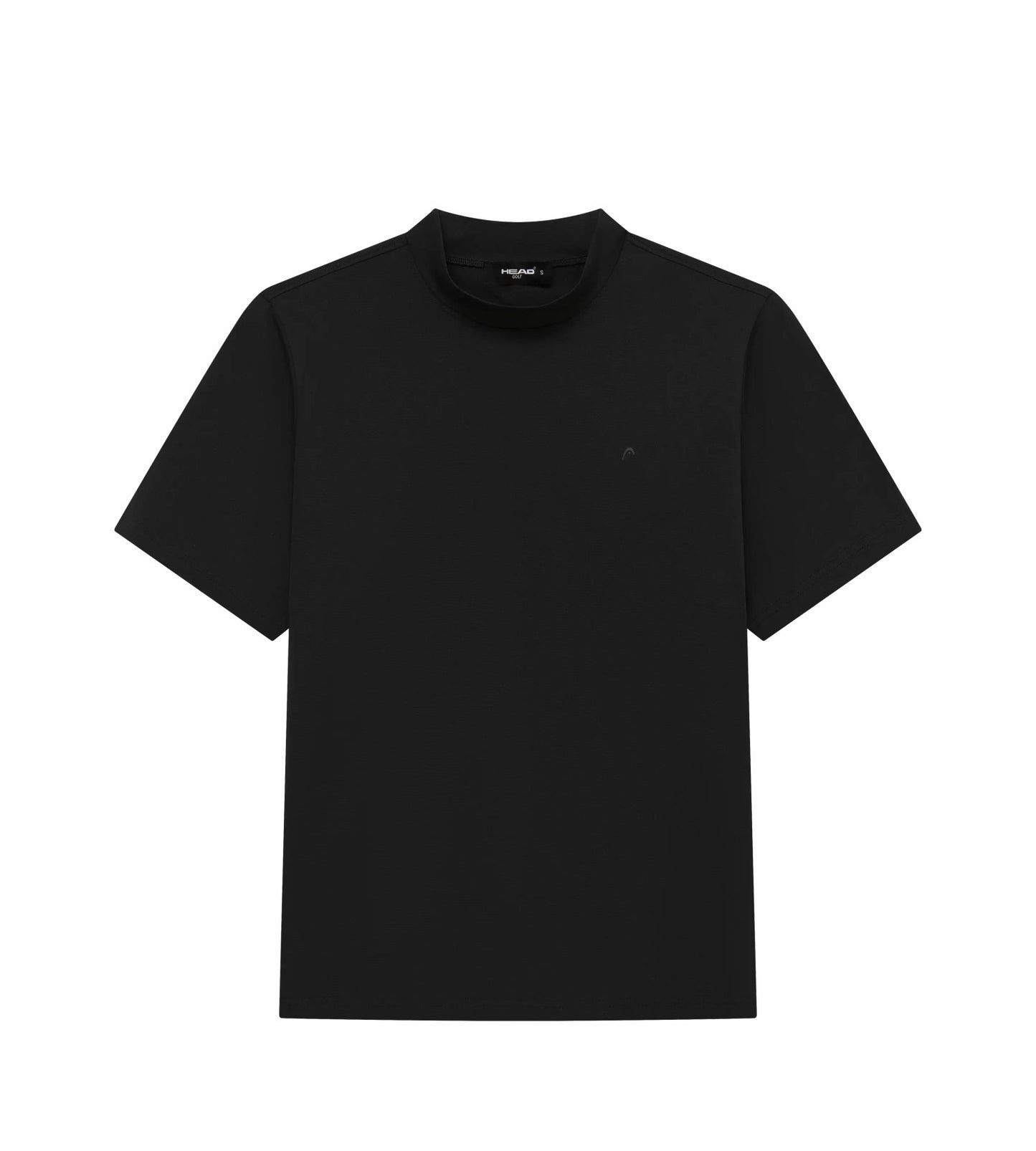 Head Golf Mens Mock Neck Short Sleeve - Black