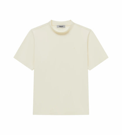 Head Golf Mens Mock Neck Short Sleeve - Cream