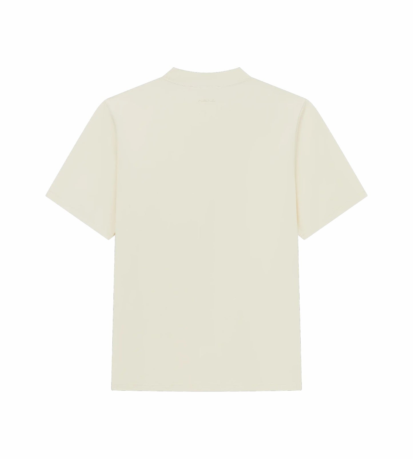 Head Golf Mens Mock Neck Short Sleeve - Cream