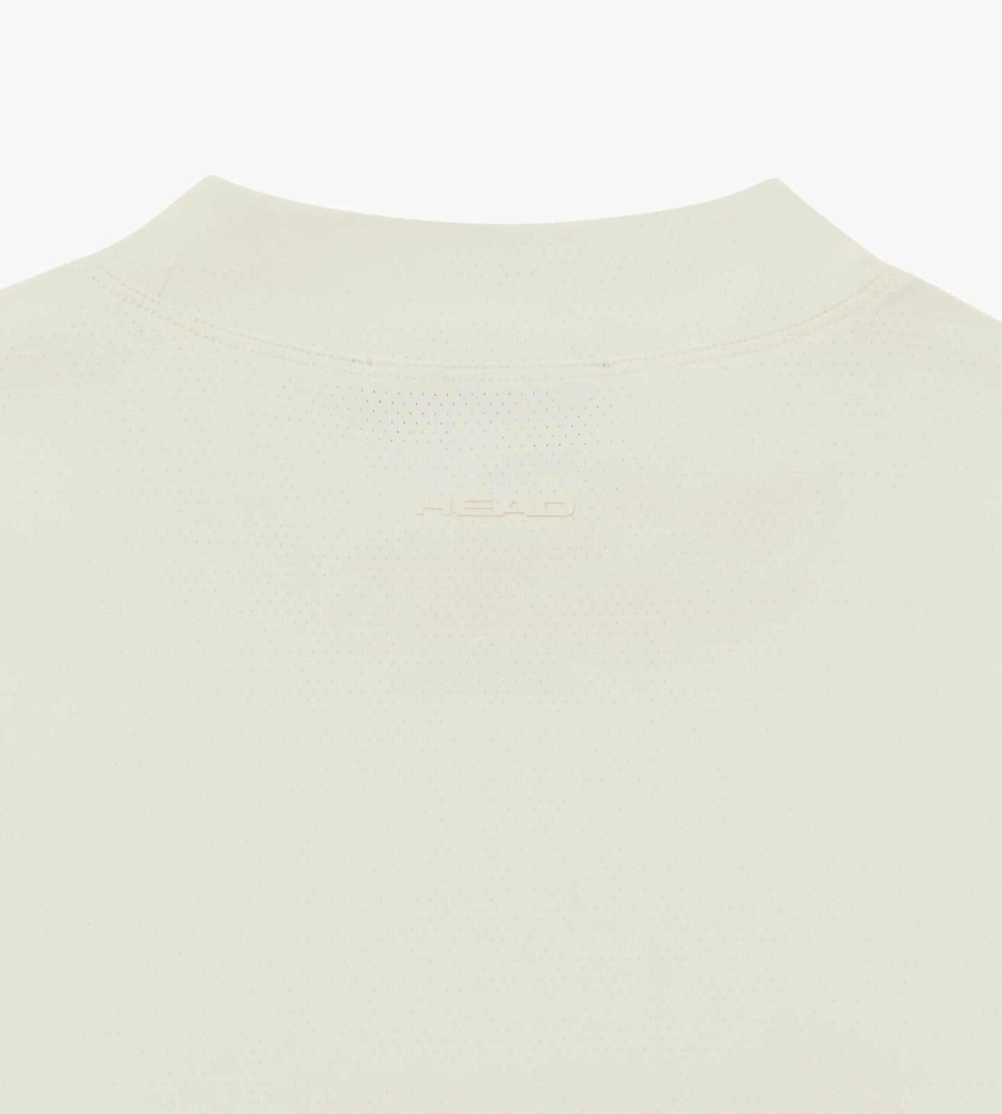 Head Golf Mens Mock Neck Short Sleeve - Cream