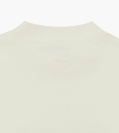 Head Golf Mens Mock Neck Short Sleeve - Cream