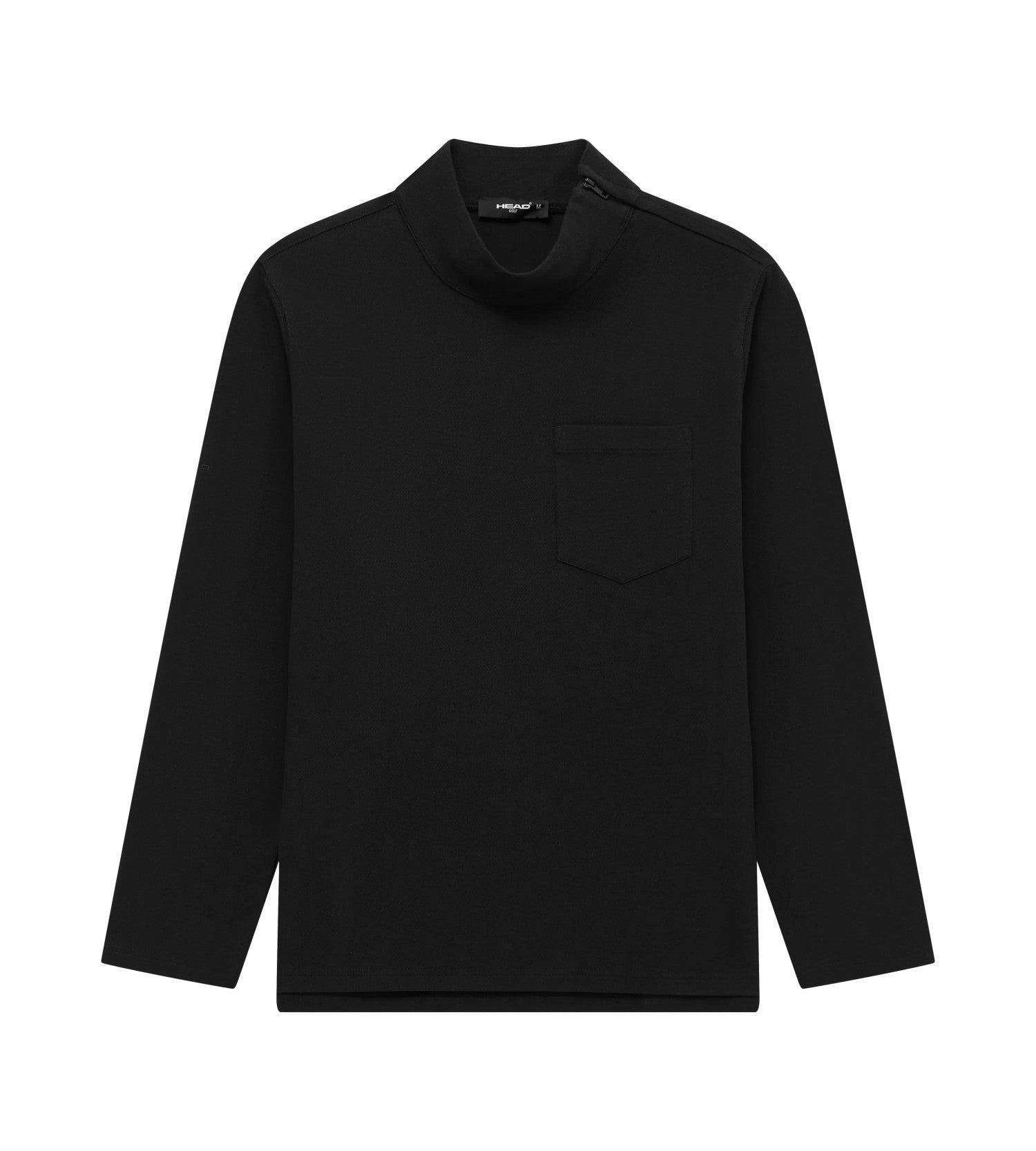 Head Golf Mens Zip Collar Sweatshirt - Black