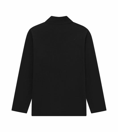 Head Golf Mens Zip Collar Sweatshirt - Black