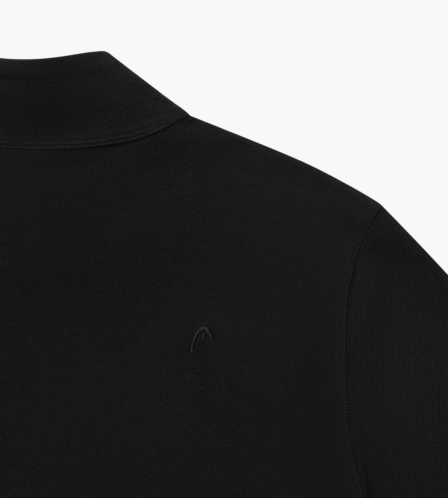 Head Golf Mens Zip Collar Sweatshirt - Black