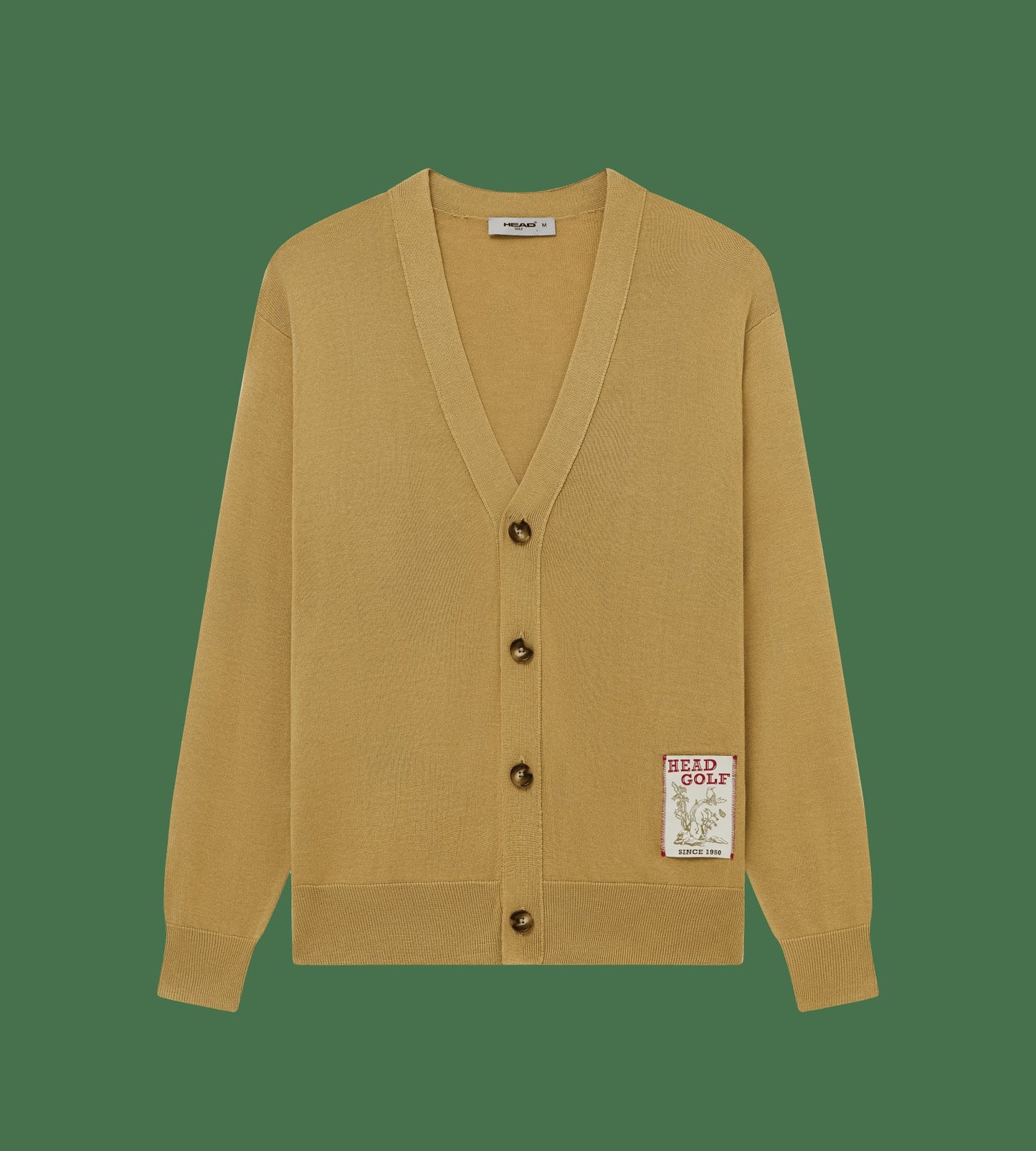 Head Golf Performance Tailored Cardigan - KHAKI