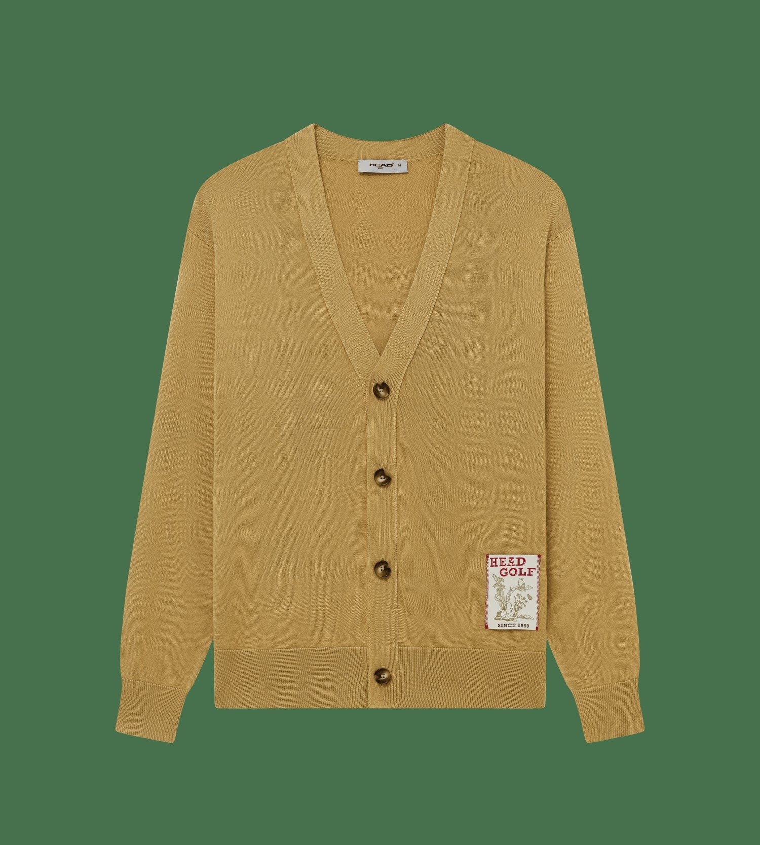 Head Golf Performance Tailored Cardigan - KHAKI