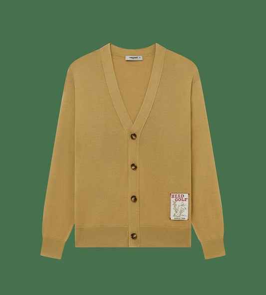 Head Golf Performance Tailored Cardigan - KHAKI