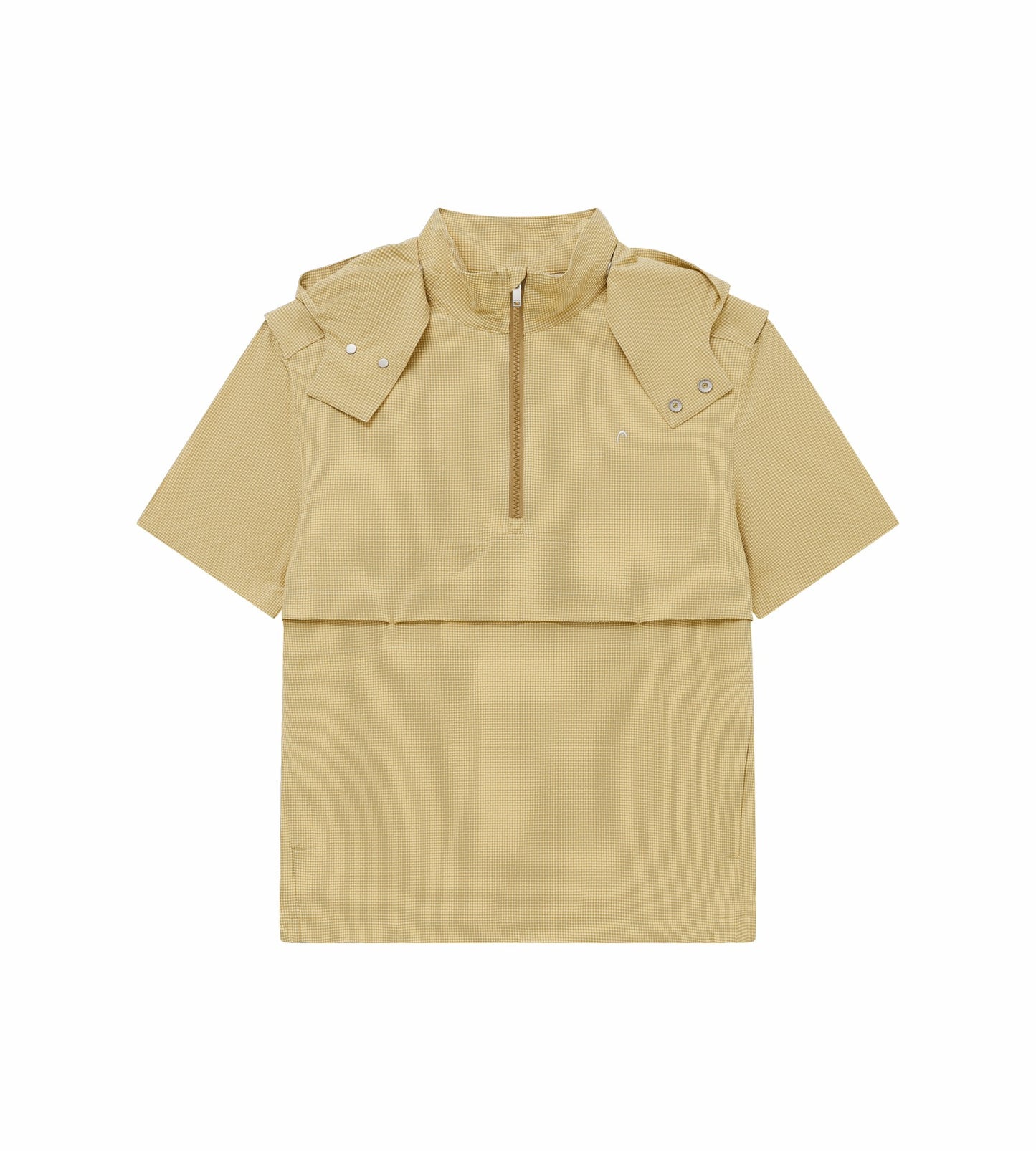 Head Golf Short Sleeve Anorak - CREAM/KHAKI