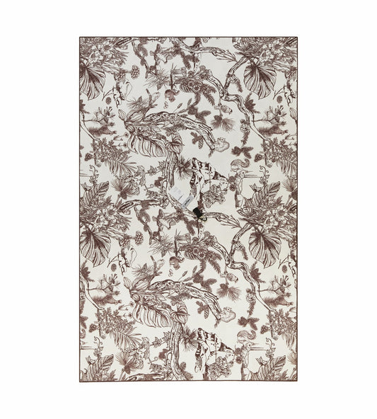 Head Golf Large Golf Towel - Brown-Botanical