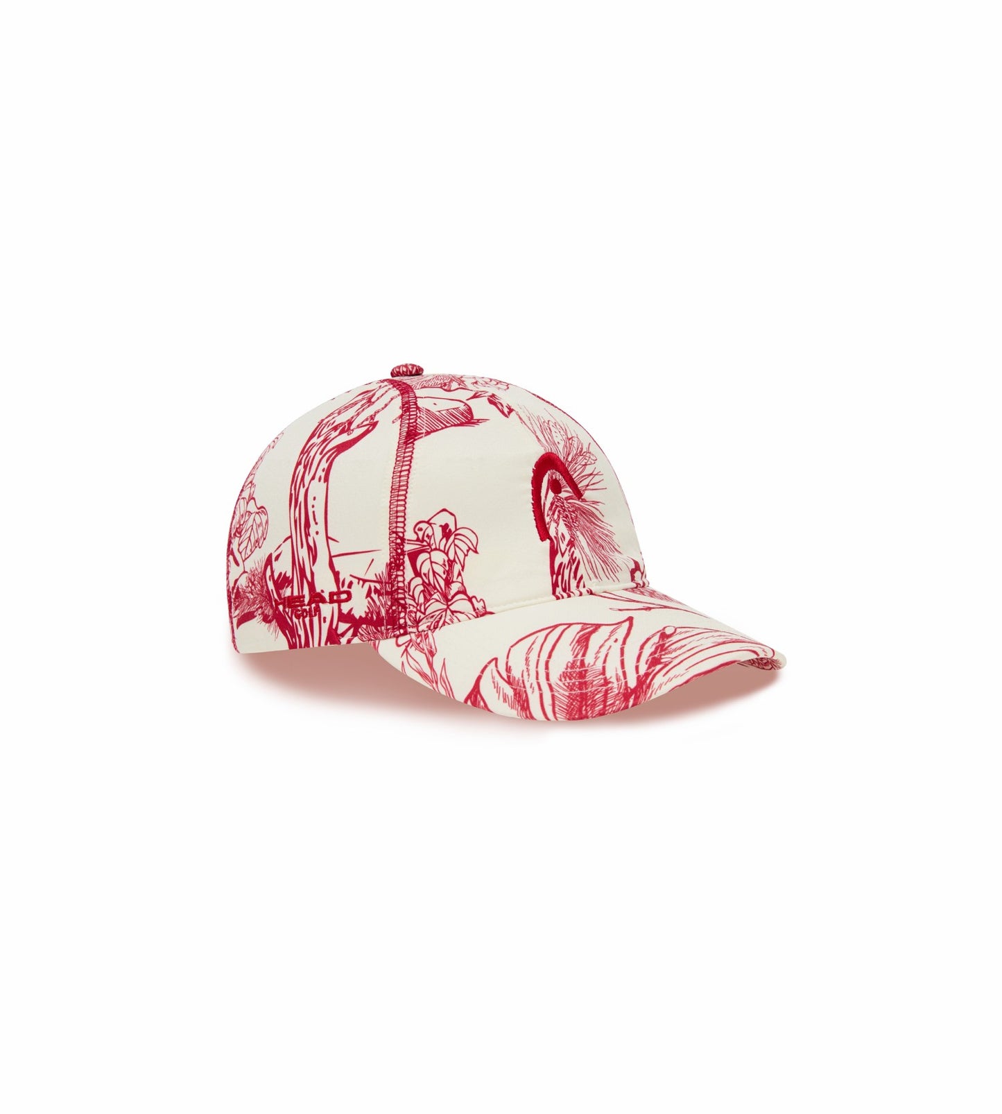 Head Golf Technical Cap - Red-Botanical