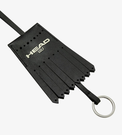 Head Golf Kiltie Keychain - Black