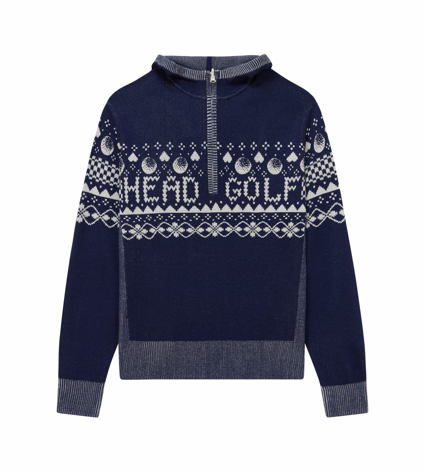 Head Golf Mens Knit Zip Hoodie - Navy