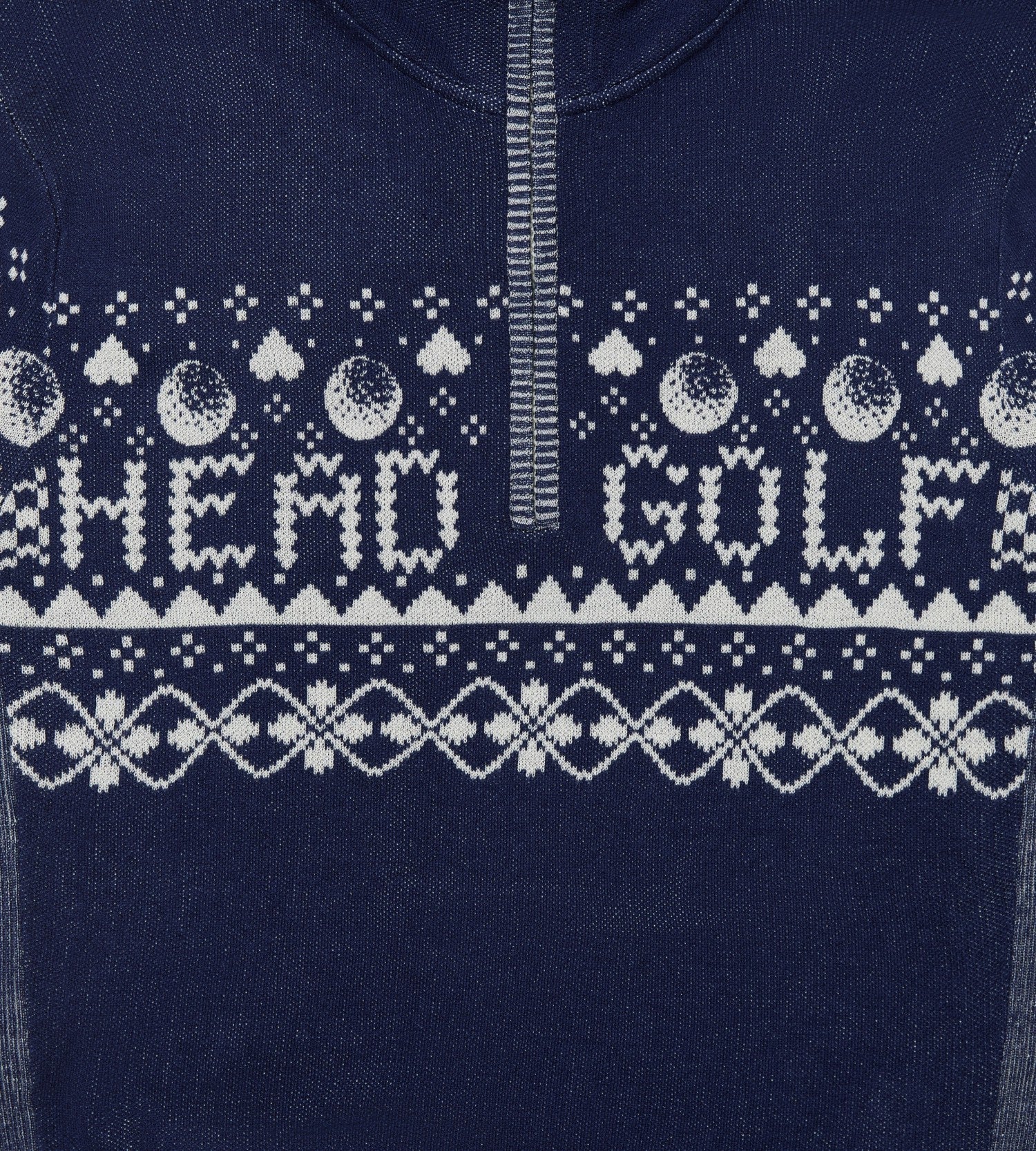 Head Golf Mens Knit Zip Hoodie - Navy