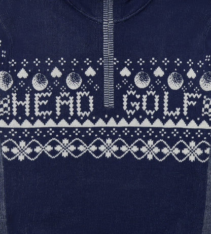Head Golf Mens Knit Zip Hoodie - Navy