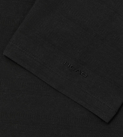Head Golf Mens Tonal Jacquard Tee - Black