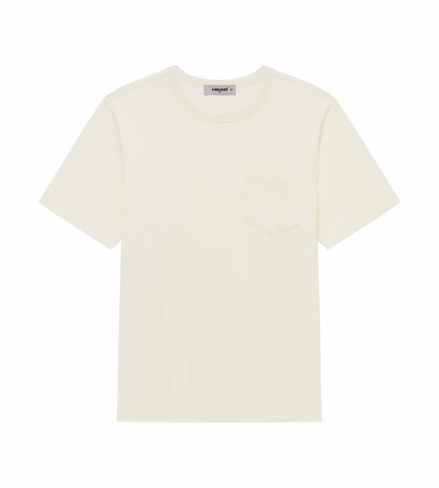 Head Golf Mens Tonal Jacquard Tee - Cream