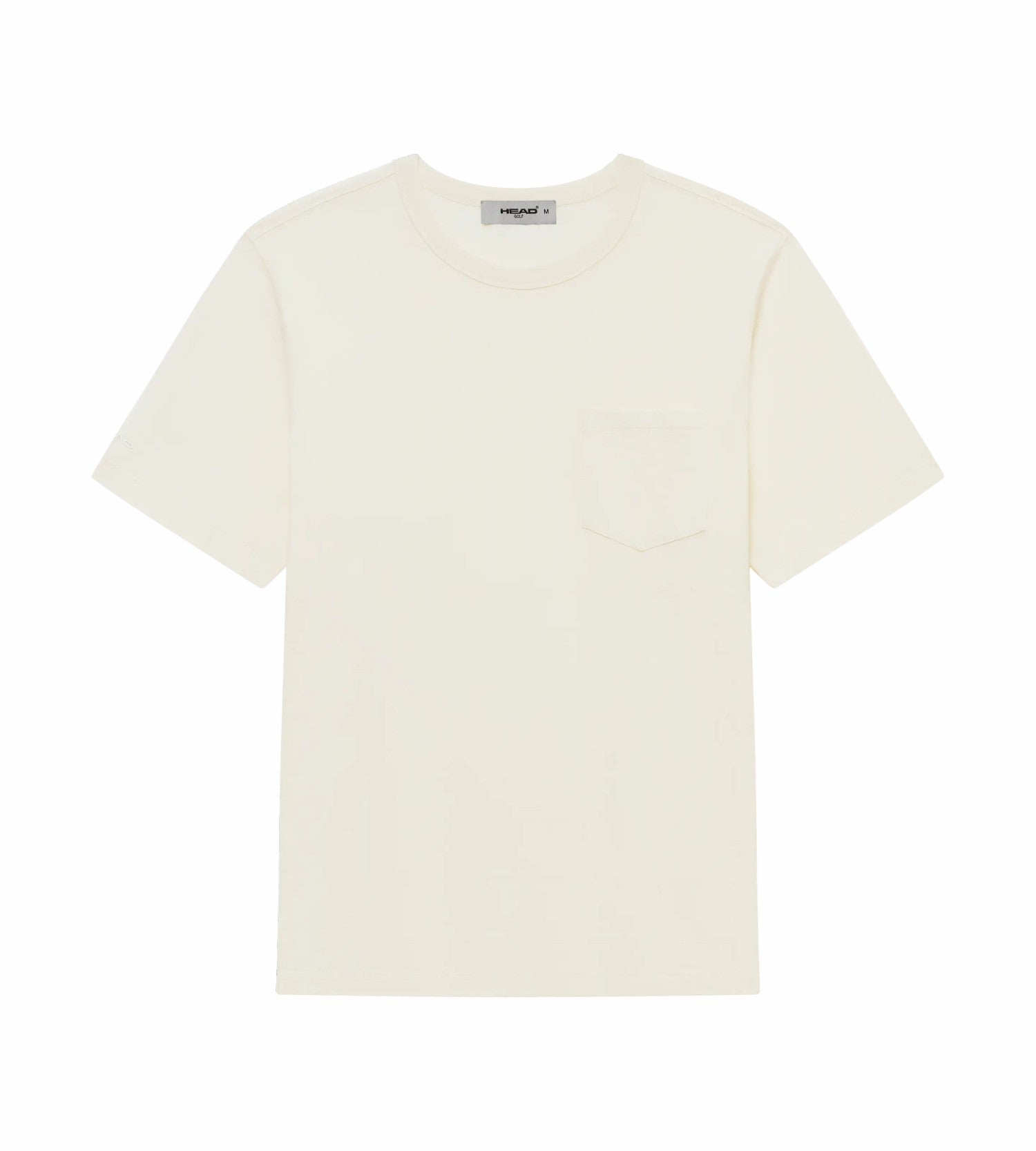 Head Golf Mens Tonal Jacquard Tee - Cream