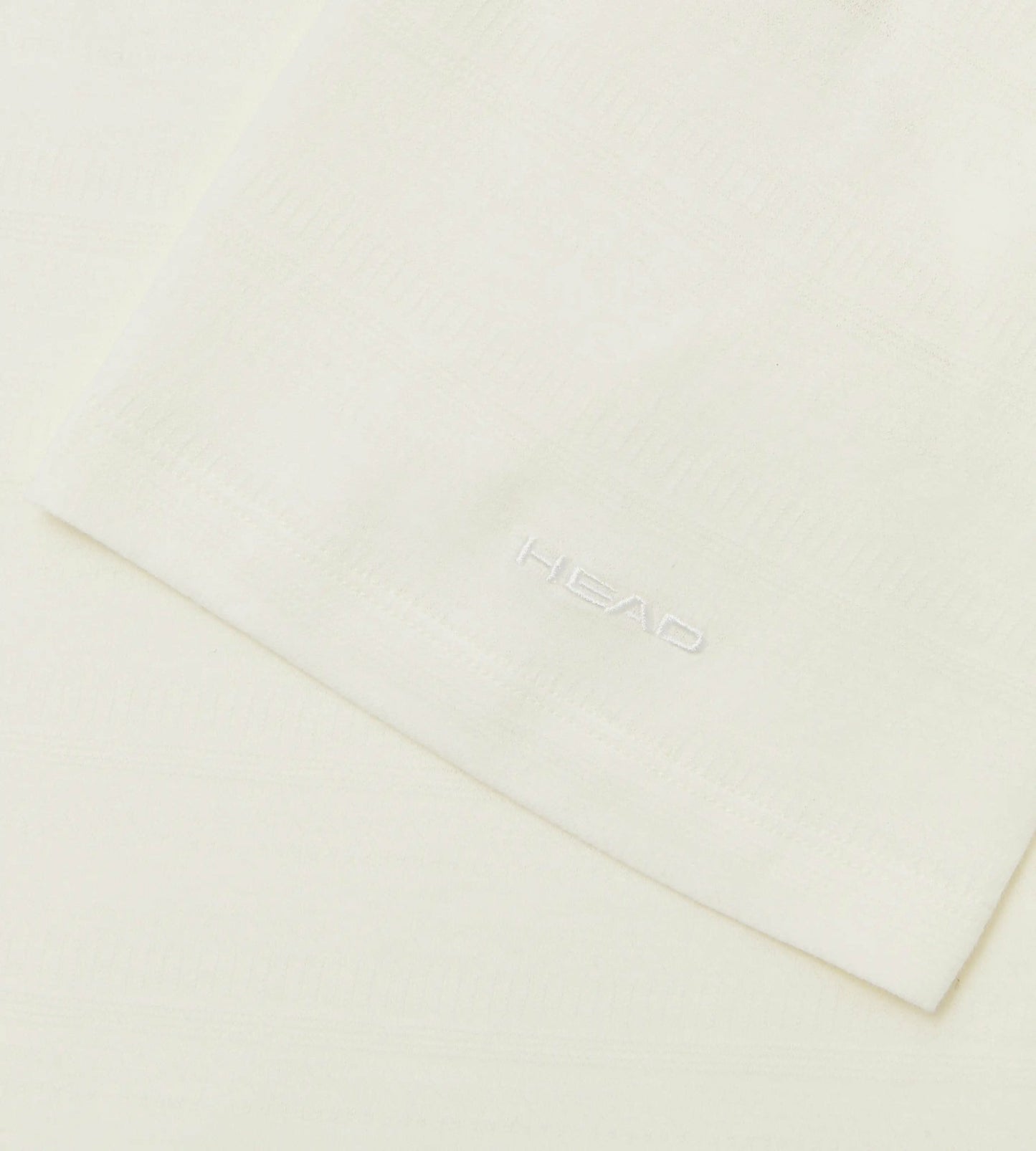 Head Golf Mens Tonal Jacquard Tee - Cream