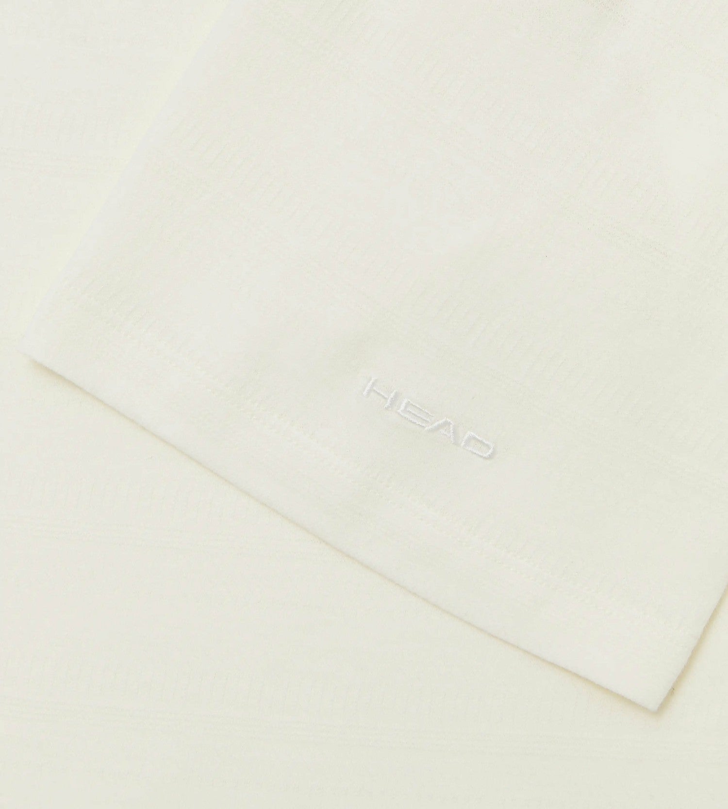 Head Golf Mens Tonal Jacquard Tee - Cream