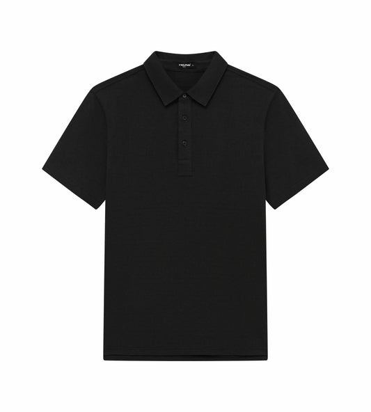 Head Golf Mens Tonal Jacquard Polo - Black