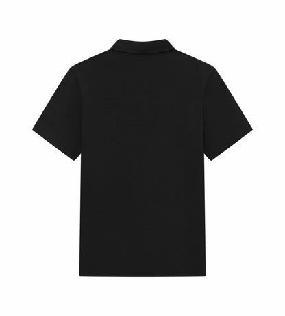 Head Golf Mens Tonal Jacquard Polo - Black