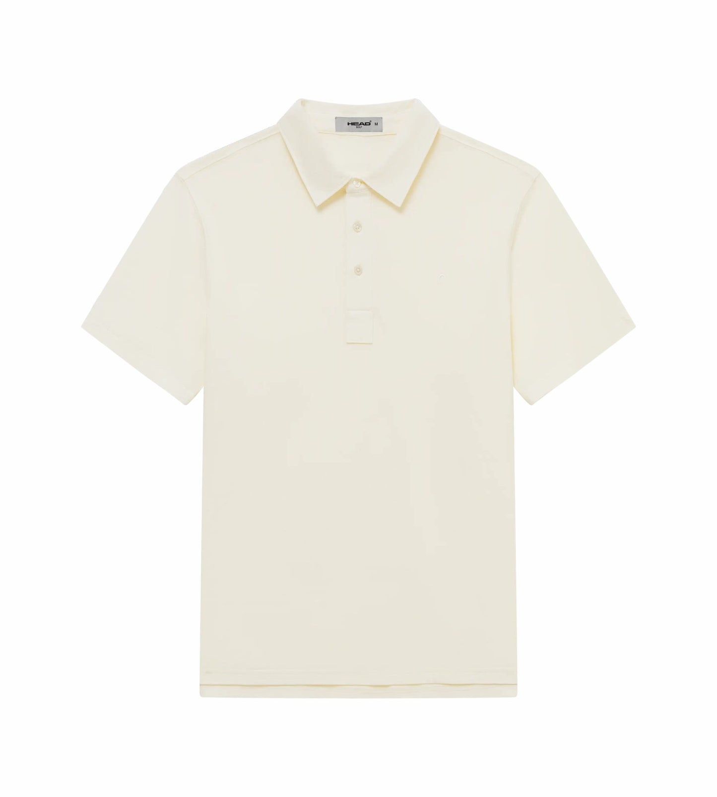 Head Golf Mens Tonal Jacquard Polo - Cream