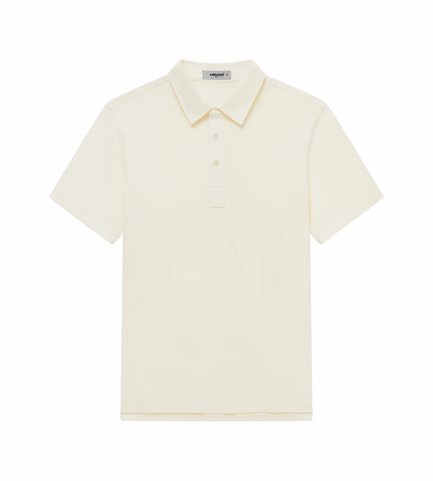 Head Golf Mens Tonal Jacquard Polo - Cream