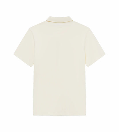 Head Golf Mens Tonal Jacquard Polo - Cream