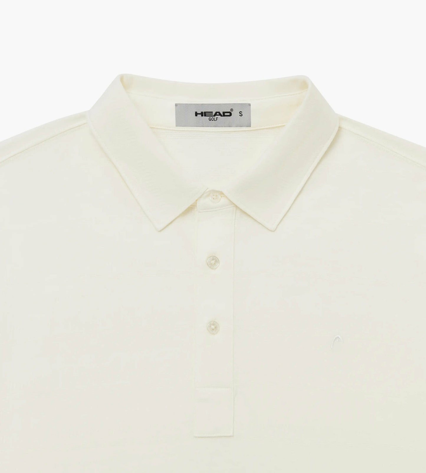 Head Golf Mens Tonal Jacquard Polo - Cream