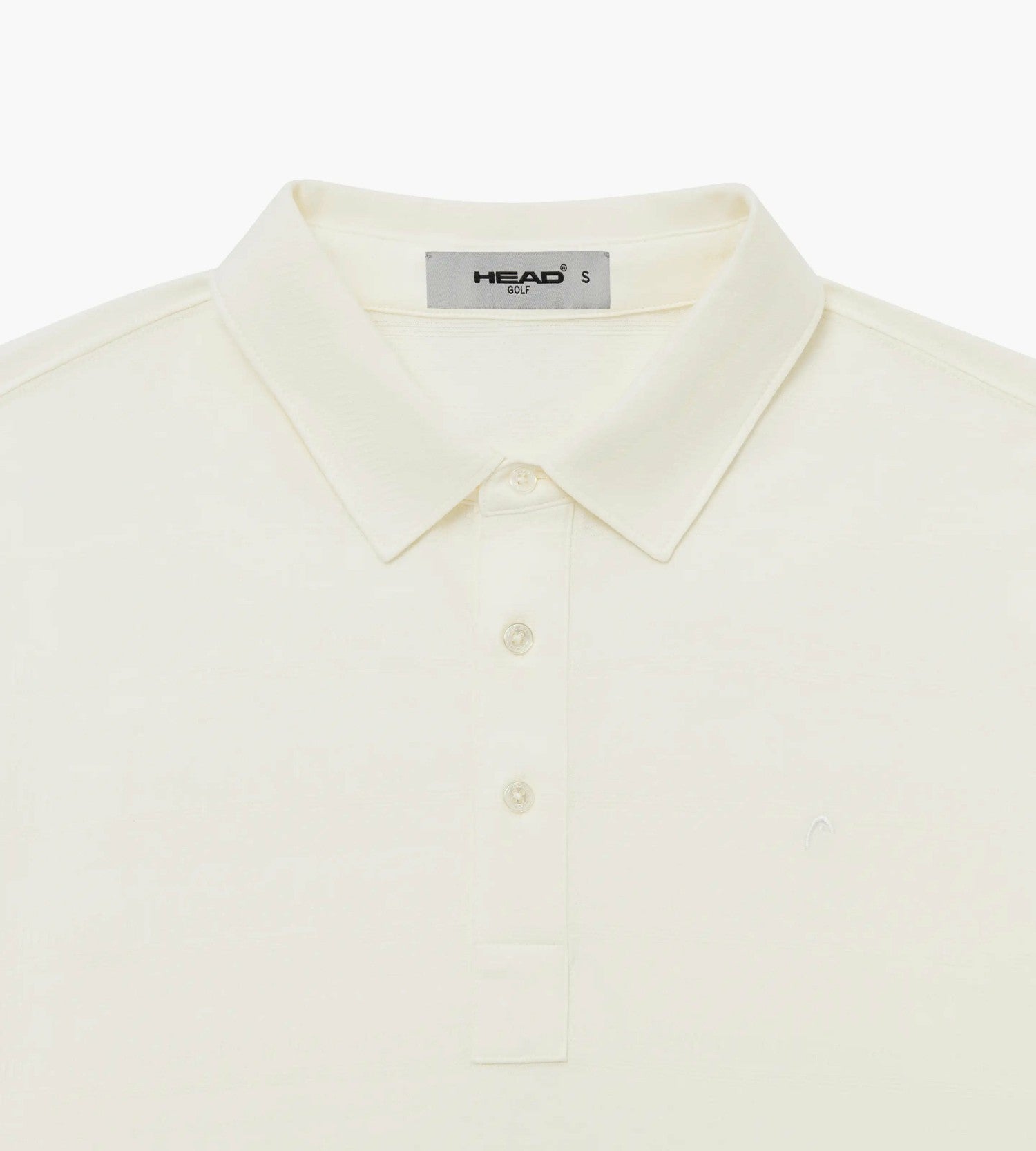 Head Golf Mens Tonal Jacquard Polo - Cream
