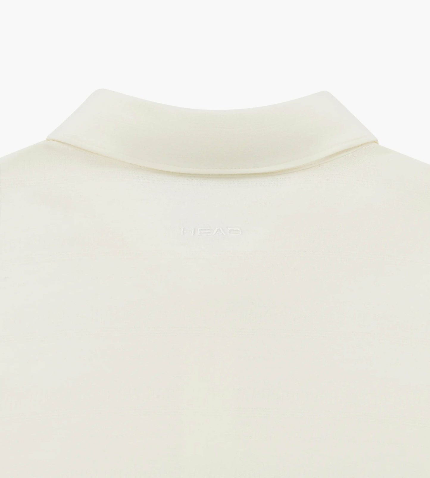 Head Golf Mens Tonal Jacquard Polo - Cream