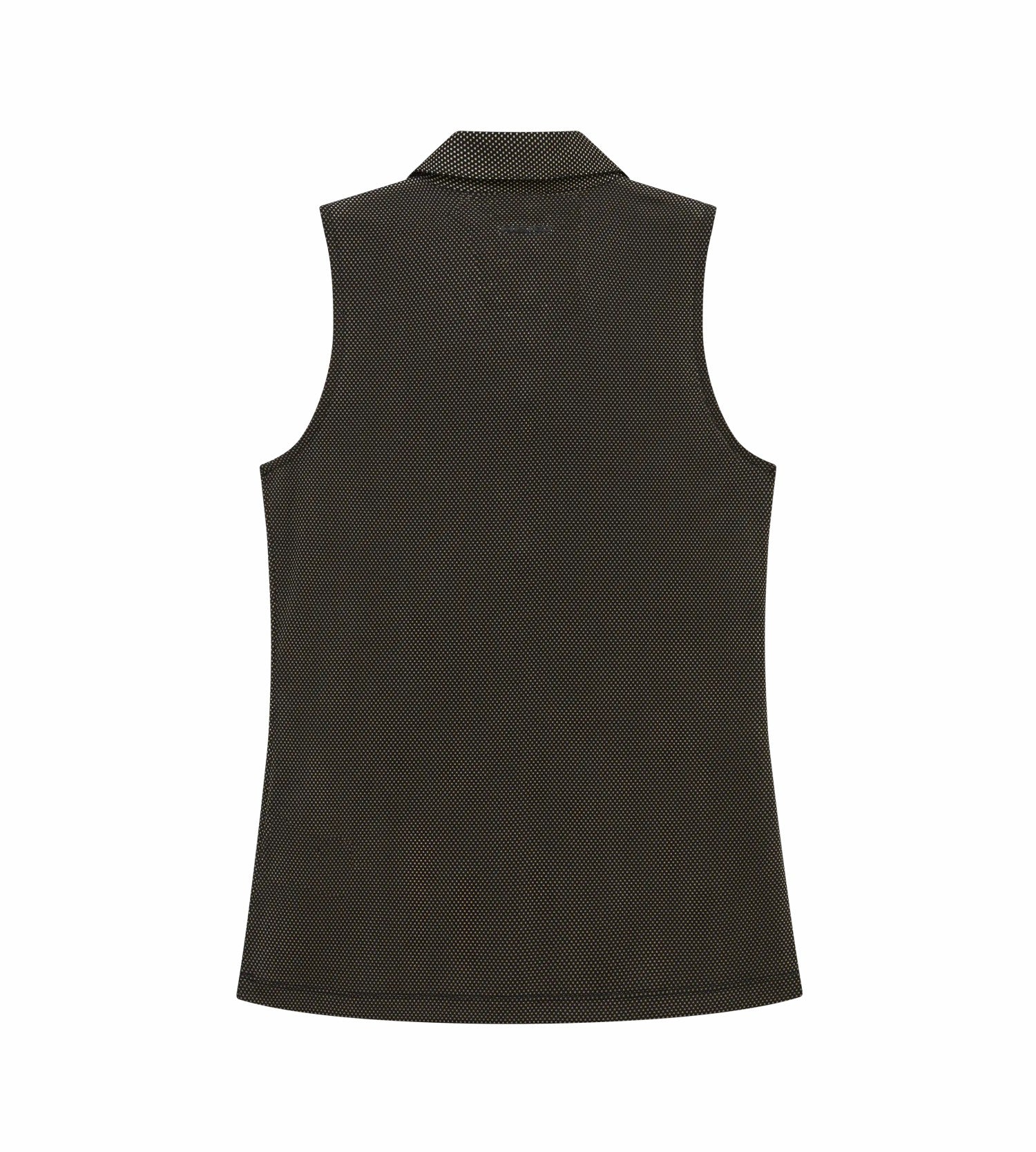 Head Golf Womens Tie Collar Top - BROWN/MESH