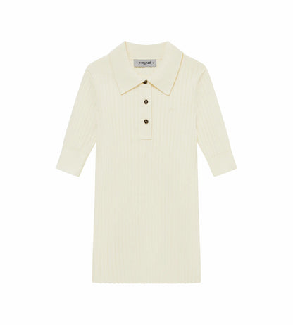 Head Golf Womens Signature Knit Polo - Cream