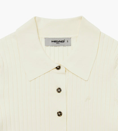 Head Golf Womens Signature Knit Polo - Cream