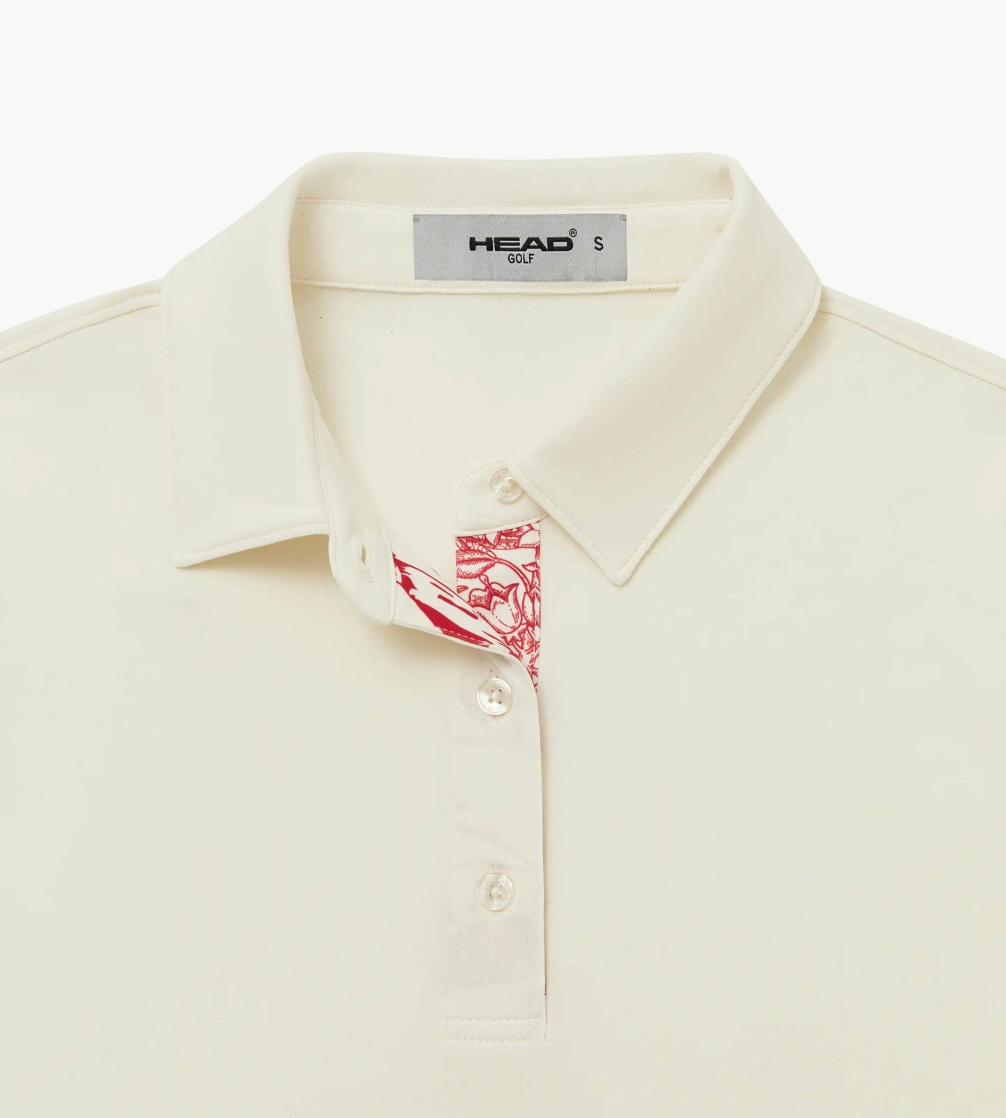 Head Golf Womens Roll Sleeve Polo - Cream