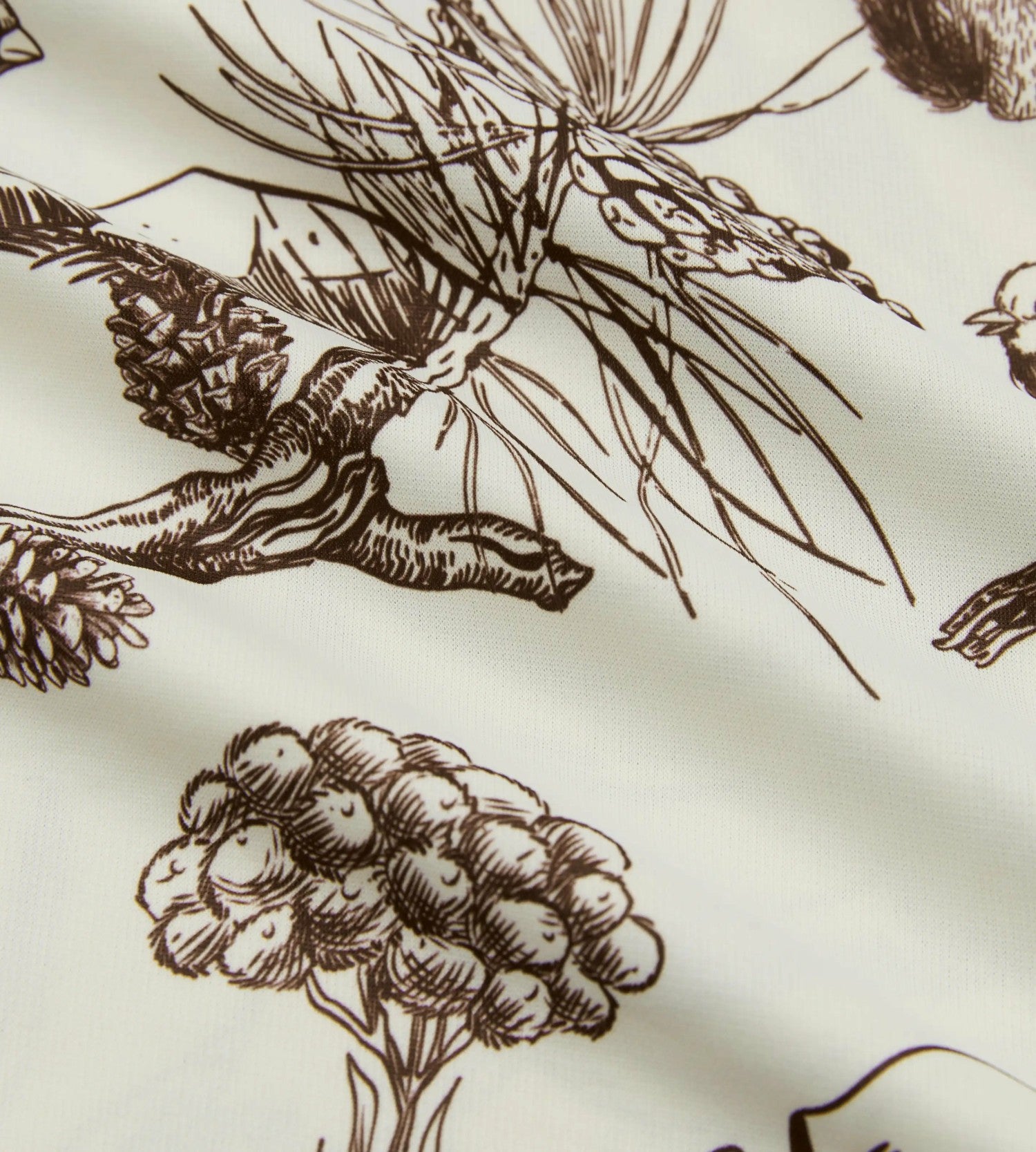 Head Golf Womens Printed Polo - Brown-Botanical