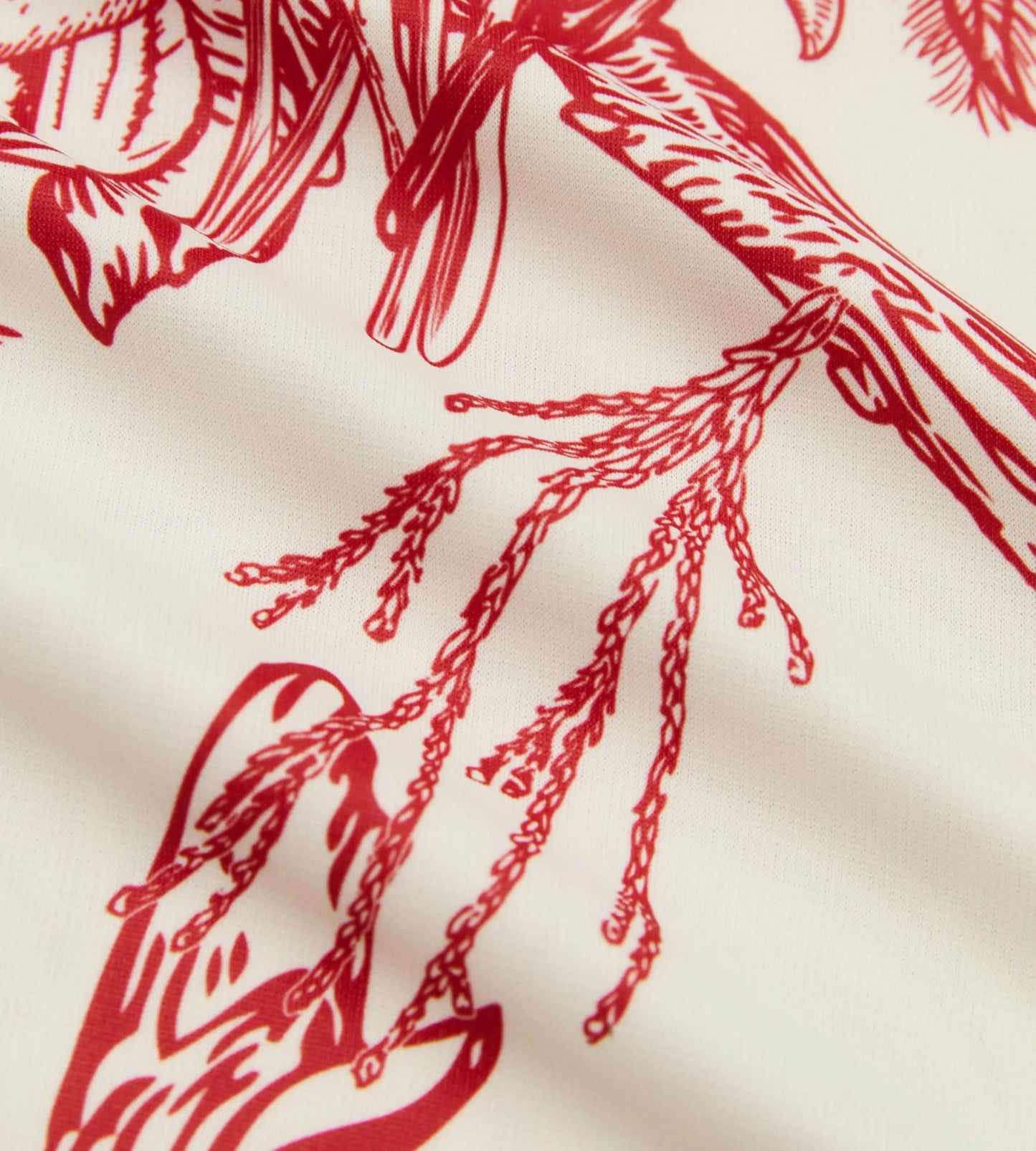 Head Golf Womens Printed Polo - Red-Botanical