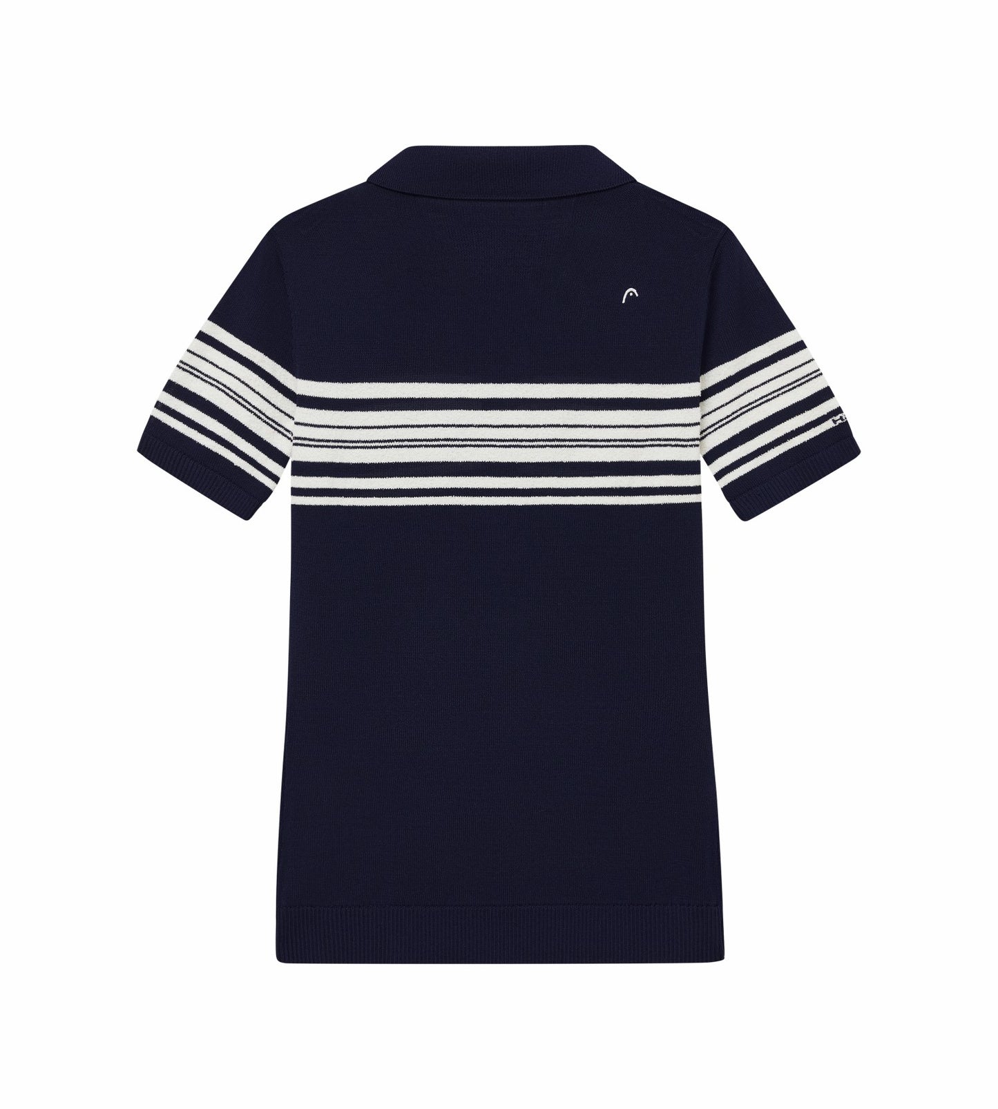 Head Golf Womens Stripe Knit Polo - Navy