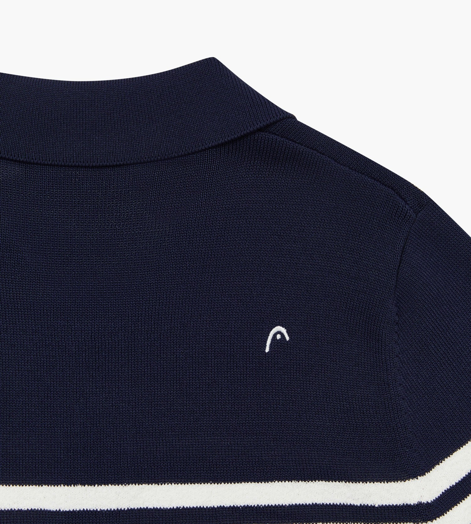 Head Golf Womens Stripe Knit Polo - Navy