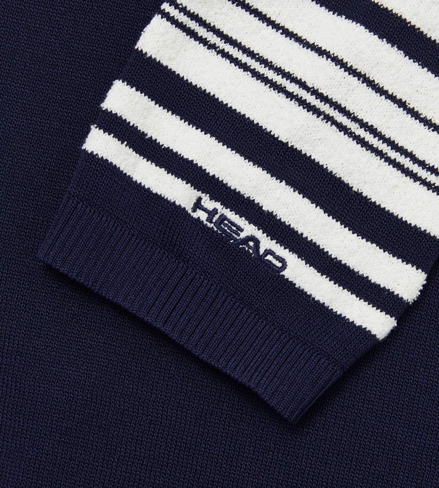 Head Golf Womens Stripe Knit Polo - Navy