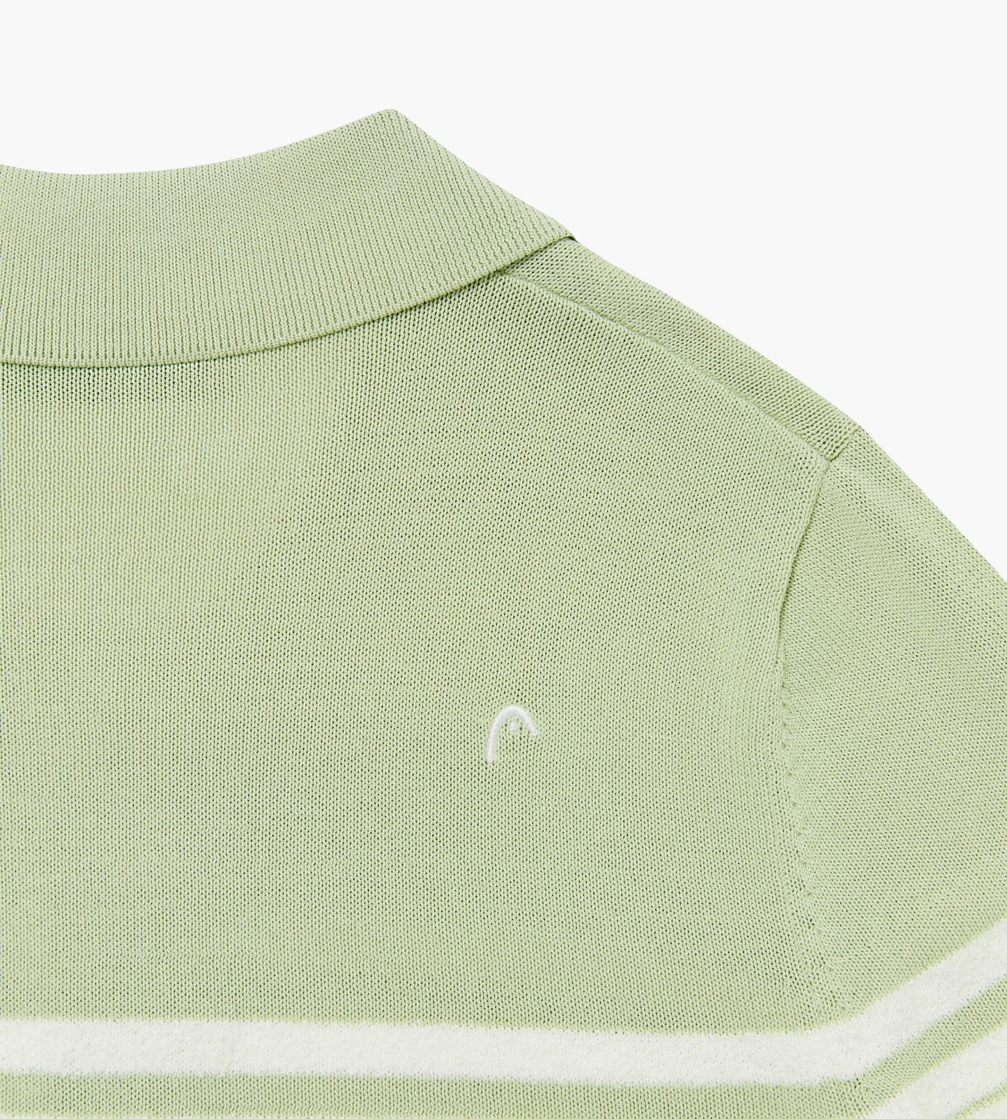 Head Golf Womens Stripe Knit Polo - Mint