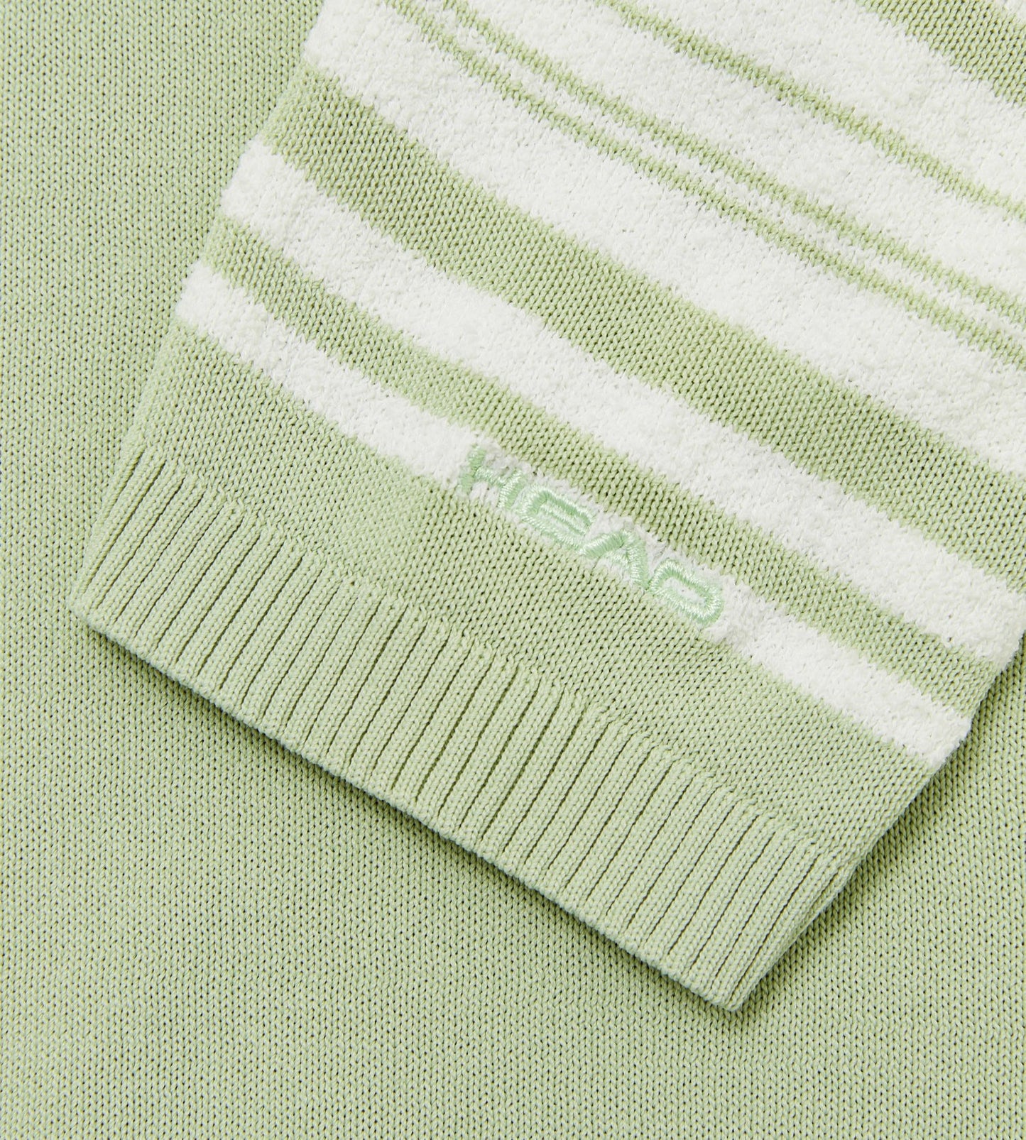 Head Golf Womens Stripe Knit Polo - Mint