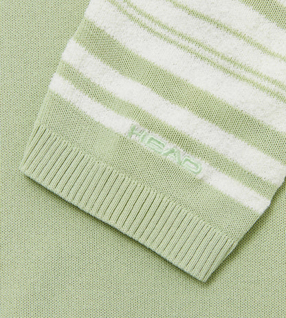 Head Golf Womens Stripe Knit Polo - Mint