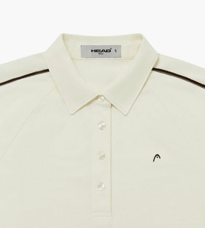 Head Golf Womens Raglan Polo - Cream