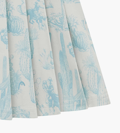 Head Golf Knife Pleat Skirt - Blue